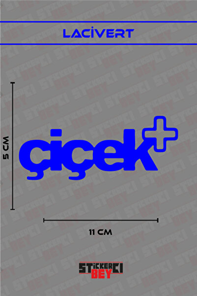 STİCKERCI BEY Flower Written Motorcycle Laptop Helmet Car Sticker Decal (Foil...