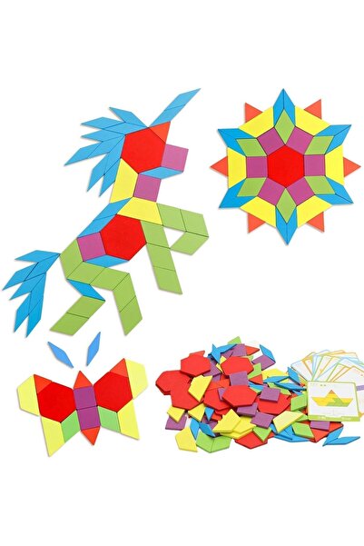 bolivia's مجموعة أحجية تانجرام خشبية