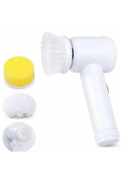 Generic 5 in 1 Electric Cleaning Brush with Multiple Attachments, USB Recharg...