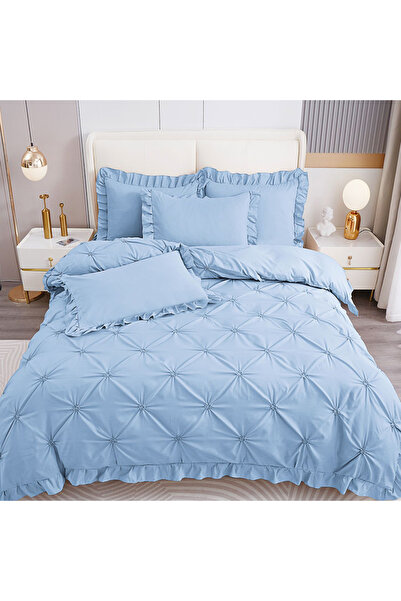 Pucioasa Bed linen with pleats for a double bed for 2 people Pucioasa, 4 piec...