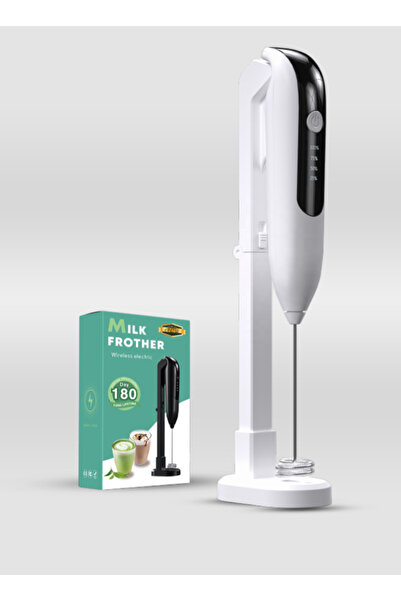 Generic USB Charging Electric Handheld Milk Frother, Foamer Mixer With 2 Mixi...