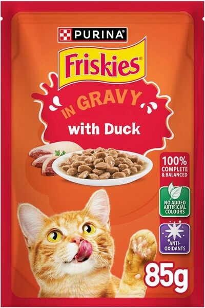 Purina One Wet Cat Food, Duck in Gravy, 85g, by Purina