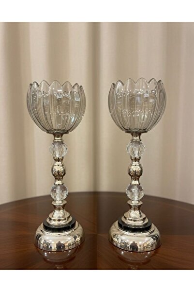 Elips Hediyelik 2'li Kristal Mumluk