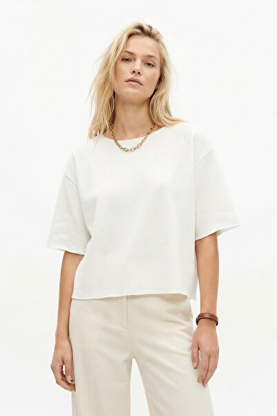 Rays 8274A Crew Neck Short Sleeve T-Shirt Ecru