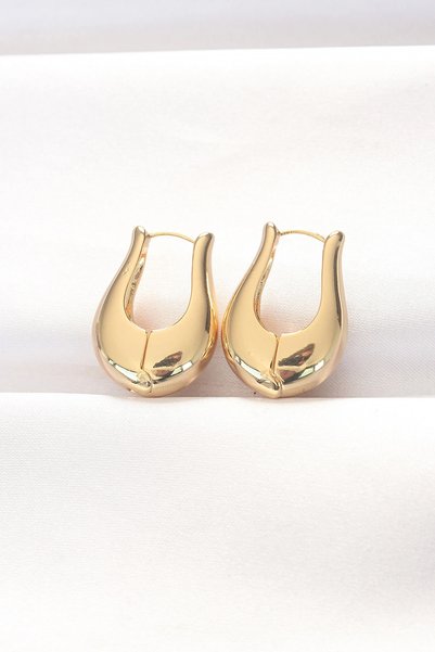 shopwave Brass Gold Rk Bomli Earrings