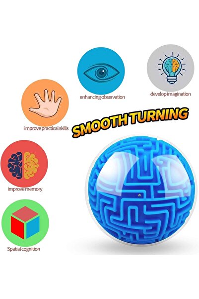 Generic كرة المتاهة ثلاثية الأبعاد من إكس سبرينغ، لعبة متاهة سحرية لتحفيز الد...