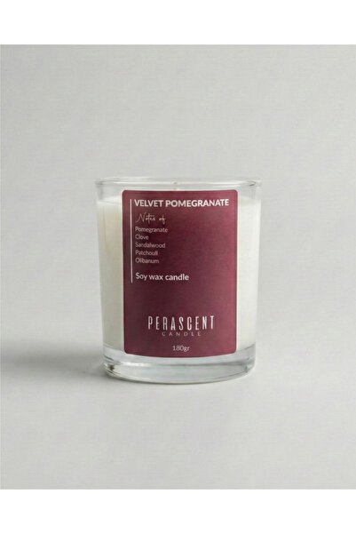 Perascent Velvet Pomegranate Doğal Soyawax Mum