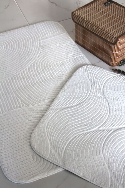 DDHOME Неплъзгаща се баня и тоалетна комплект 2-компонентен комплект 60 × 100...