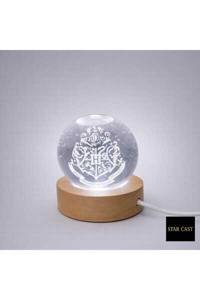 STAR CAST 3D Işıklı Cam Küre – LED Gece Lambası