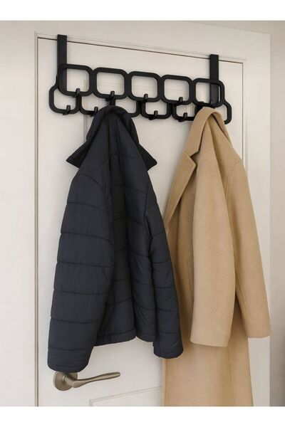 ulubek Kapı Arkası Çoklu Askı Aparatı – Dolap ve Banyo İçin Yer Kaplamaz Askı...