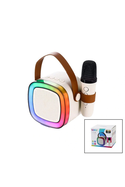 shopwave KRM NOSTALJİ MİNİ RADYO MODELKARAOKE MİKROFONLUBLUETOOTH WİRELESS HO...