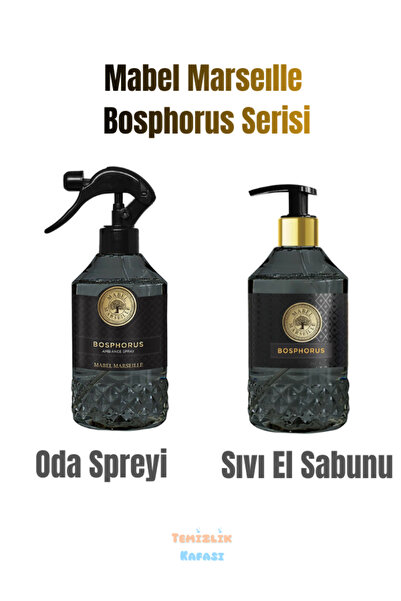 SEKTÖR KİMYA Mabel Marseille Bosphorus Oda Spreyi 500 ml ve Sıvı El Sabunu 50...