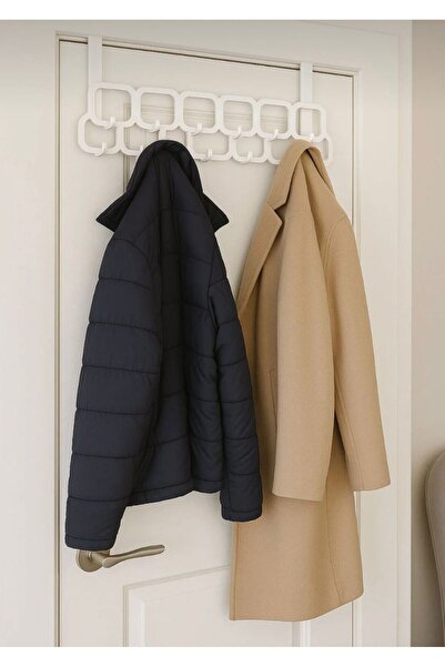 ulubek Kapı Arkası Çoklu Askı Aparatı – Dolap ve Banyo İçin Yer Kaplamaz Askı...