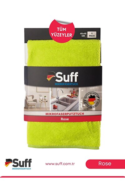 Suff Rose Yüzey Bezi 40x40 | Yeşil