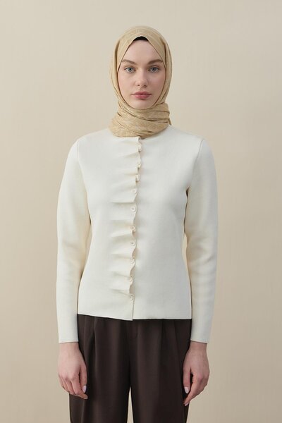 diorel CK Kaşmir İpek Şal Açık Bej