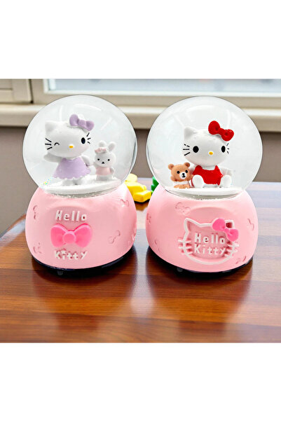GenelTedarik Büyük Boy Püskürtmeli Kar Küresi Hello Kity