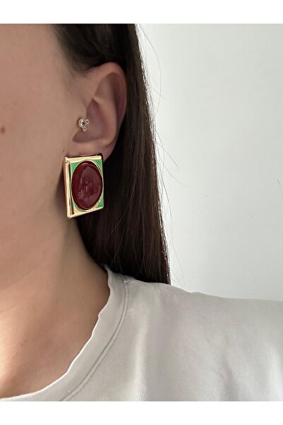 Charmist أقراط من الفولاذ على شكل لارين