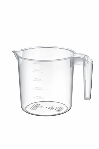 Evalins 1.5 Liter Capacity Transparent Cup – Plastic Water and Liquid Scale f...