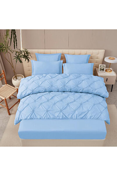 Pucioasa Bed linen with pleats for a double bed for 2 people Pucioasa, 4 piec...