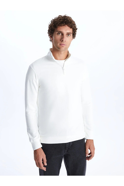 LC Waikiki LCWAIKIKI Classic Stand Collar Long Sleeve Men's Sweatshirt