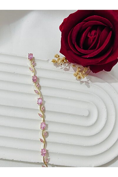 Roya Happiness TULİP GARDEN RENKLİ ZİRKON TAŞLI PİNTEREST BİLEKLİK KIZ ARKADA...