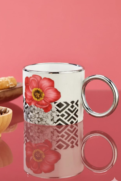 VENETTO Luxury Flower Porcelain Mug 200 ml