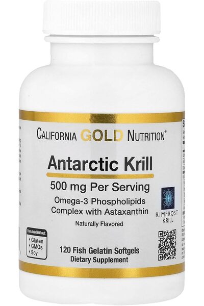 California Gold Nutrition , Antarctic Krill Oil, Omega-3 Phospholipids Comple...