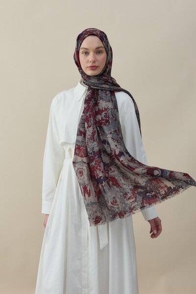 diorel ColorSplash Yün İpek Şal Mix