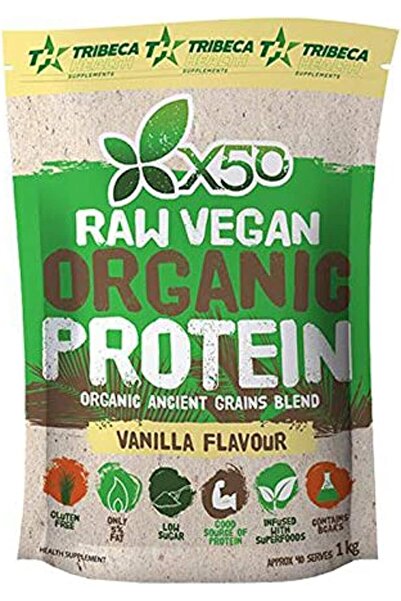 X50 Vegan Organic protein - 1 kg, Vanilla