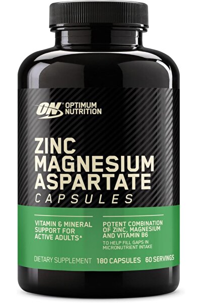 Optimum Nutrition (ON) ZMA الزنك لدعم المناعة، وتعافي العضلات، ومكمل غذائي لل...