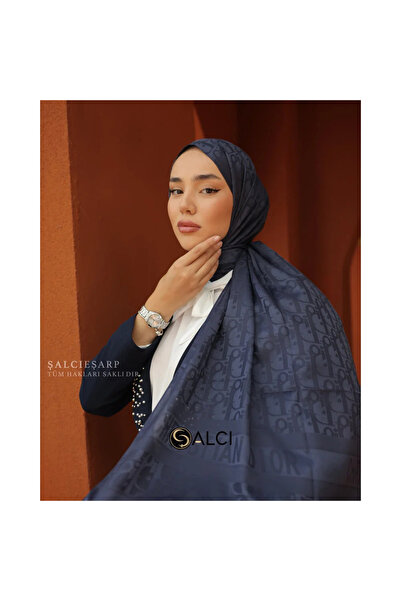 diorel Pamuk İpek Şal Lacivert