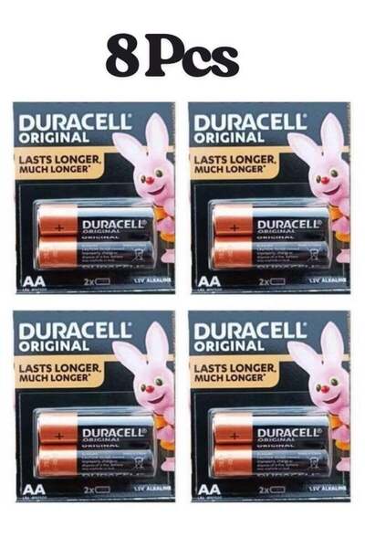Duracell Original Power Type (AA) Alkaline Battery 8Pcs