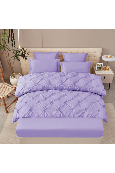 Pucioasa Bed linen with pleats for a double bed for 2 people Pucioasa, 4 piec...