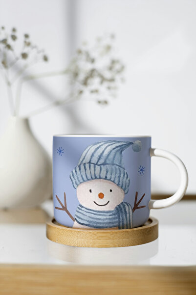 EYBaskı Tasarım Winter Themed Porcelain Print Mug