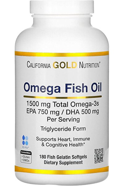 California Gold Nutrition , Norwegian Omega-3 Fish Oil with EPA/DHA, Natural ...