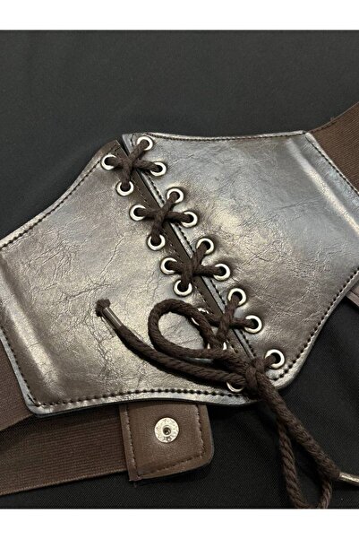 Fiori حزام مشد نسائي مرن مع تفاصيل دانتيل، حزام معطف، حزام فستان، حزام قميص