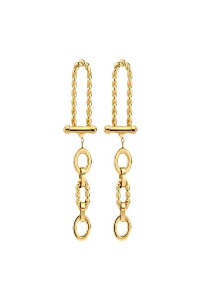 Cerruti 1881 أقراط كيارا المطلية بالذهب للنساء