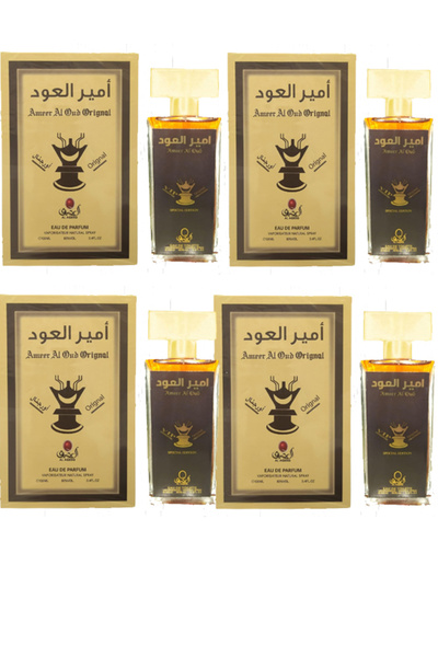Amer Ameer Al Oud Eau de Toilette for Men, 100ml * 6 pieces (600ml total)