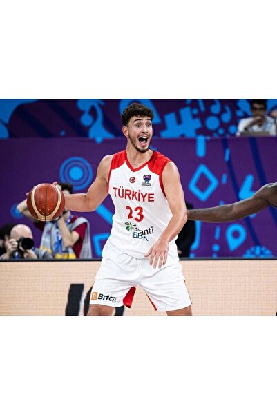 Lion Spor Turkey National Basketball Team Alperen Şengün Jersey (White)