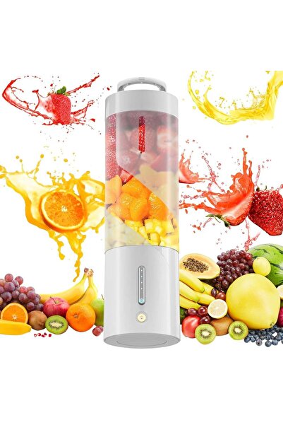 GENERAL Portable Blender HD-08 – 6-Blade Rechargeable Smoothie Maker, USB Wir...