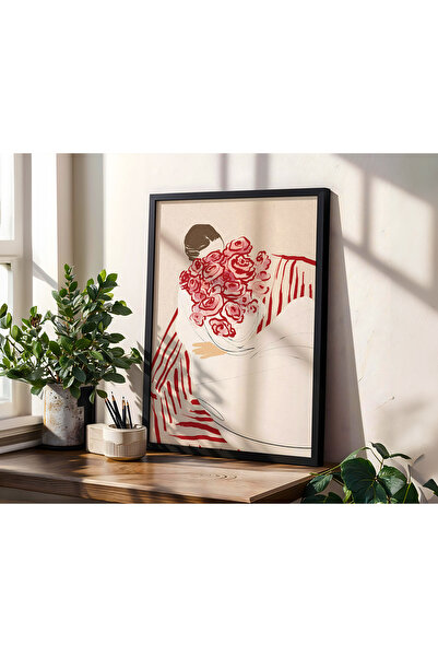 TekTablo Ahşap Tablo Tek Parça Çerçeveli