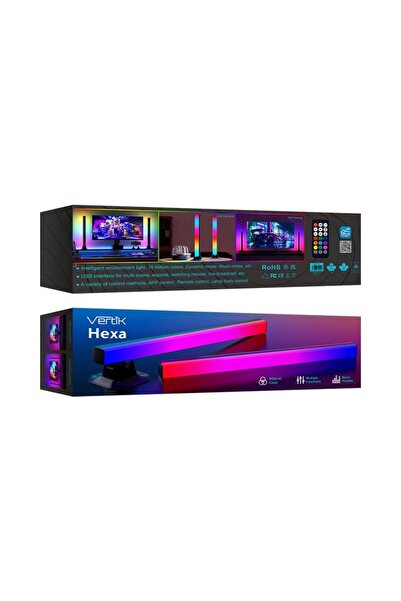 Vertik Smart RGB Desk Lighting Hexa