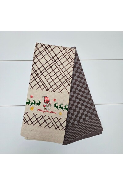 Kotonia Home Kitchen towel set, 40x60 cm, Christmas decoration, cotton, multi...
