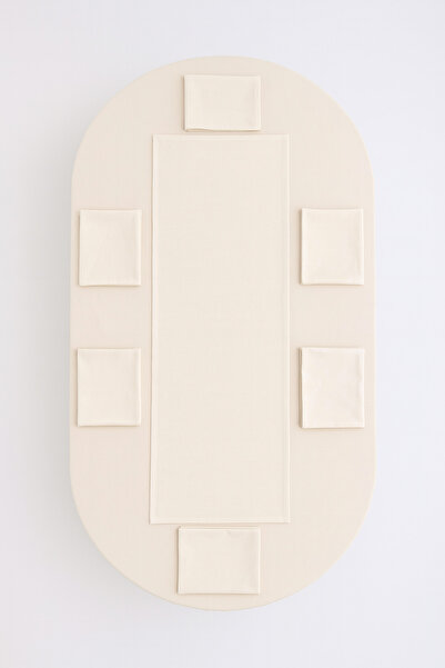 Mirilliahome 8 Piece Tablecloth Dowry Set – Large Tablecloth, Runner and Amer...