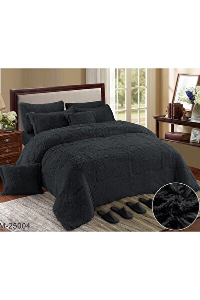 alzawia مفرش نفرين حديثا فرو شعر ١٠ قطعة