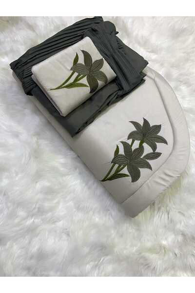 aram Prayer set consisting of an embroidered padded sponge rug and a prayer s...