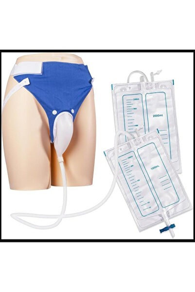 BABUN Erkekler Yaşlı Hastalar İçin Kateter Tüplü Giyilebilir İdrar Toplama To...