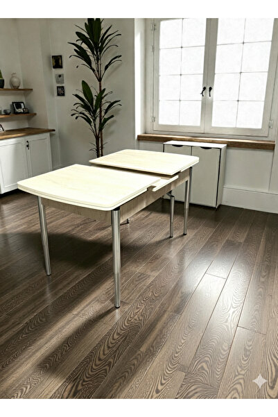 MSY HOME Traverten/Sonomo/Siyah Mermer Gold/Krom Ayaklı Mdf 80*130 Kelebek Aç...