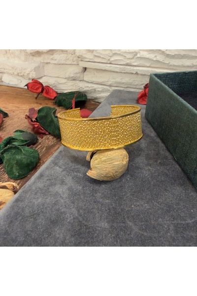 EPIMONI GÜMÜŞ BİLEZİK Zarif ve Işıltılı: Özel Seri Altın Kaplama File Kelepçe...