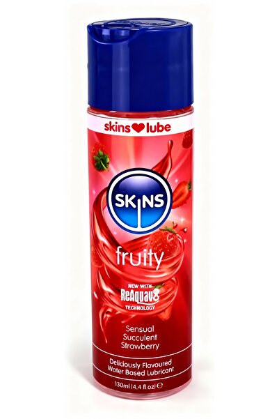 Skins مزلق بنكهة الفراولة الفاكهية 130 مل